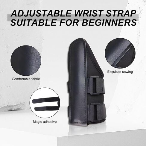 panthra Golf Wrist Training Aid, Golf Wrist Brace, Firm Fit, Hand Gesture Practice Tool Wrist Correction, Suitable for Beginners to Train Grip and Swing Training Aids (Black) in Saudi Arabia