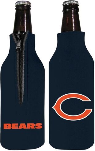 حامل الأكمام العازل للزجاجة بشعار فريق NFL المرخص من شركة The Memory Company، Chicago Bears in Saudi Arabia