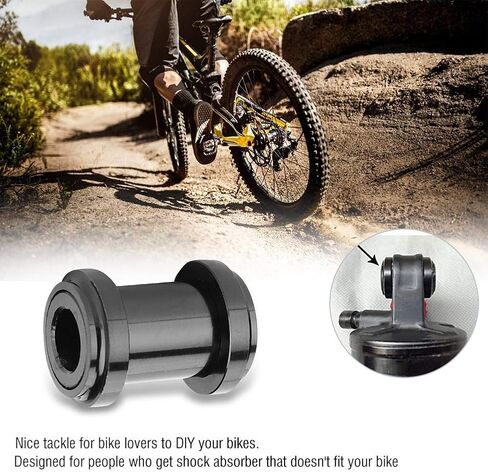 VGEBY Bushing Rear Shock Mount Hardware, Aluminium Alloy Shock Absorber Adapter Accessory(24 * 8mm) Rear Shock Mounting Hardware Rear Shock Mounting Hardware 8Mm Rear in Saudi Arabia