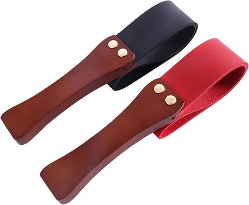 Leather Paddle Horse Whip with Anti-Slip Wooden Handle, 18.5" Equestrianism Riding Crop Aid for Horse Training in Saudi Arabia