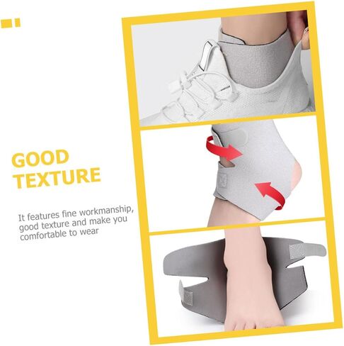 OUNONA Elastic Ankle Sleeve Sports Ankle Protector for Injury Prevention Comfortable Compression Sleeve for Running Basketball Soccer and Outdoor Activities Unisex in Saudi Arabia