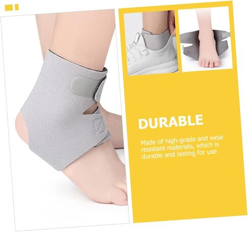 OUNONA Elastic Ankle Sleeve Sports Ankle Protector for Injury Prevention Comfortable Compression Sleeve for Running Basketball Soccer and Outdoor Activities Unisex in Saudi Arabia