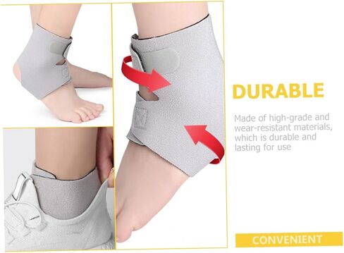 OUNONA Elastic Ankle Sleeve Sports Ankle Protector for Injury Prevention Comfortable Compression Sleeve for Running Basketball Soccer and Outdoor Activities Unisex in Saudi Arabia