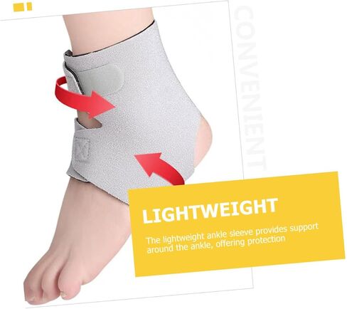 OUNONA Elastic Ankle Sleeve Sports Ankle Protector for Injury Prevention Comfortable Compression Sleeve for Running Basketball Soccer and Outdoor Activities Unisex in Saudi Arabia