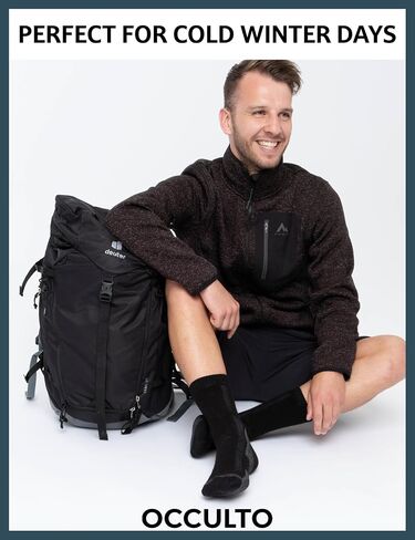 Occulto Men Merino Thermal Socks Pack of 3 (model: Erik) in Saudi Arabia