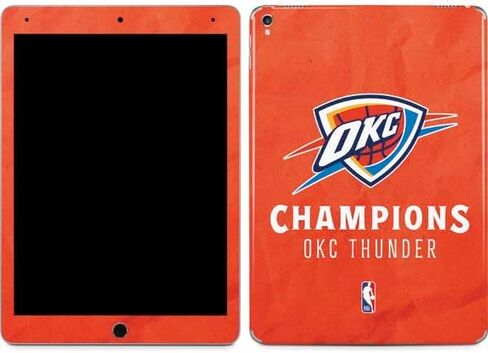 Skinit Decal Tablet Skin Compatible with iPad Pro 12.9in (2017) - Officially Licensed 2025 NBA Champions Oklahoma City Thunder Design in Saudi Arabia