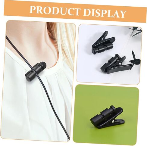2pcs Earphone Wire Clip Headset Wire Clip for Earphone Cable Management Sports Ready Rotation Microphone Fastener in Saudi Arabia