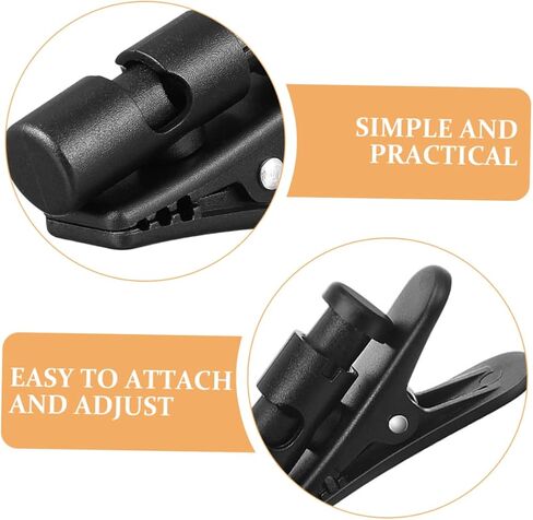 2pcs Earphone Wire Clip Headset Wire Clip for Earphone Cable Management Sports Ready Rotation Microphone Fastener in Saudi Arabia