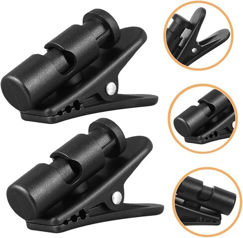 2pcs Earphone Wire Clip Headset Wire Clip for Earphone Cable Management Sports Ready Rotation Microphone Fastener in Saudi Arabia