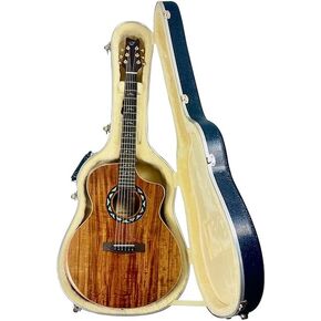 جيتار صوتي مريح JCD422 من Journey Instruments - جيتار سيتكا/خشب الورد الهندي المريح مع حافة ذراع، ورقبة منخفضة C، ولاقط بيزو ألماني in Kuwait