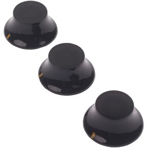 ibasenice Vintage Look Guitar Knobs 3 Pcs Set Black Yellow Mark Volume Tone Control for in Saudi Arabia