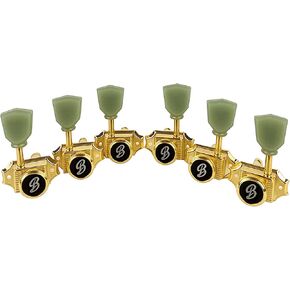 موالفات قفل على الطراز الكوري الصنع، نسبة تروس 18:1، مطلية بالذهب مع أزرار لؤلؤية، مجموعة مكونة من 6 قطع in Kuwait