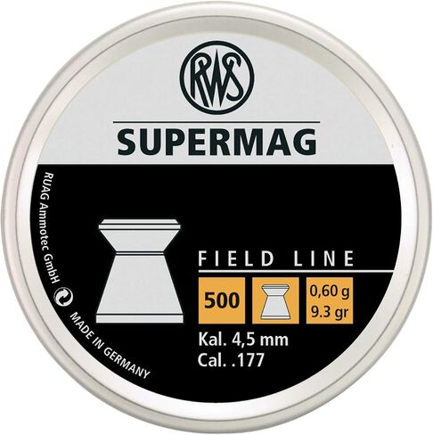 Rheinisch-Westfalische 2315042 RWS Supermag 2315042 Air Gun Ammo .177 Field Line in Saudi Arabia