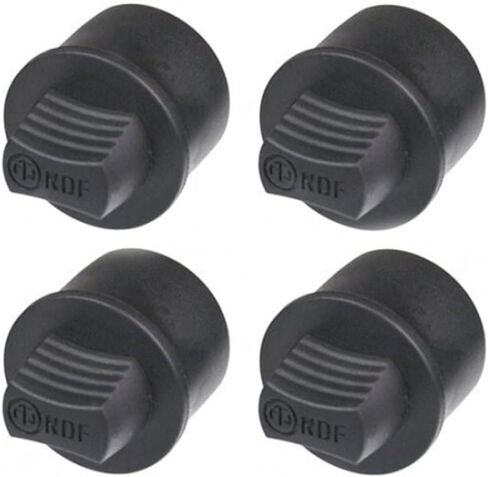 (4 Pack) NEUTRIK NDF Black Plastic Dummy Plug for Female XLR Panel Mount Jacks in Saudi Arabia