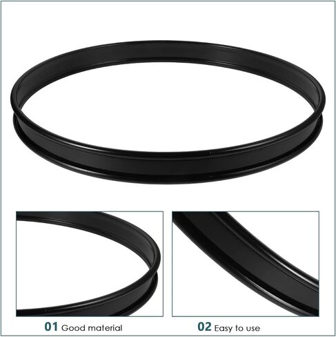 16-inch Drum Hoop Ring Replacement Parts for Snare Bass Drums Metal Hoop Clamp Ring Replacement Parts in Saudi Arabia