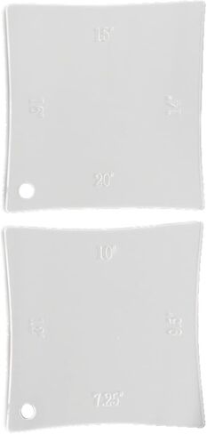 2PCS Guitar Neck Fretboard Nut Radius Gauge Luthier Radian Measuring Ruler Tool Nursing Tools Accessory in Kuwait