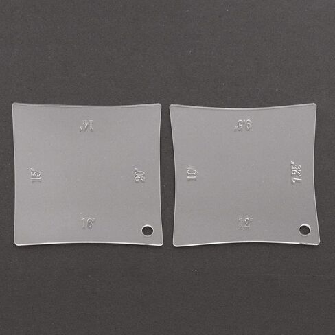 2PCS Guitar Neck Fretboard Nut Radius Gauge Luthier Radian Measuring Ruler Tool Nursing Tools Accessory in Kuwait