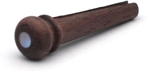 6 PCS Rosewood Guitar Bridge Nails String Pins with Green Pearl Shell Dot Accessory in Kuwait