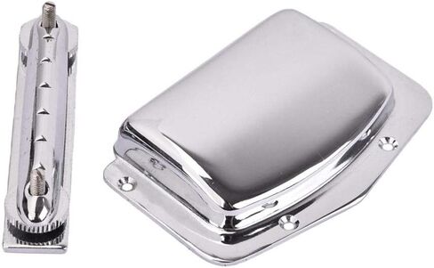 1 Set Chrome Iron+Alloy Adjustable Fixed Bridge+Tailpiece Cover Protector With Screws For Teisco Vintage Electric Guitar Accessory in Kuwait