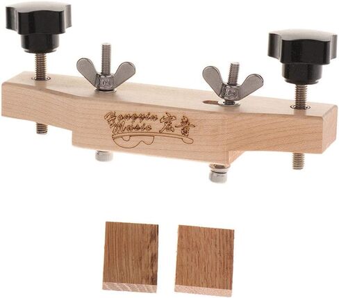 Stainless Steel Practical Maple Stainless Steel Guitar Bridge Install Clamp Luthier Repairing Tools Spare Part Accessory in Kuwait