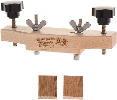 Stainless Steel Practical Maple Stainless Steel Guitar Bridge Install Clamp Luthier Repairing Tools Spare Part Accessory in Kuwait