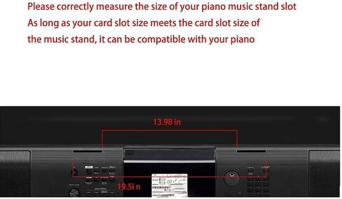 مسند الموسيقى الأصلي الطويل من PILIPALA متوافق مع بعض حامل نقاط الموسيقى للوحة المفاتيح Yamaha + حامل الموسيقى الورقية in Saudi Arabia