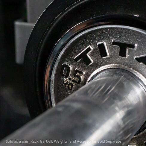 ألواح رفع الأثقال الفولاذية المعايرة الأولمبية من Titan Fitness، أقراص فولاذية دقيقة في الماكينة in Kuwait