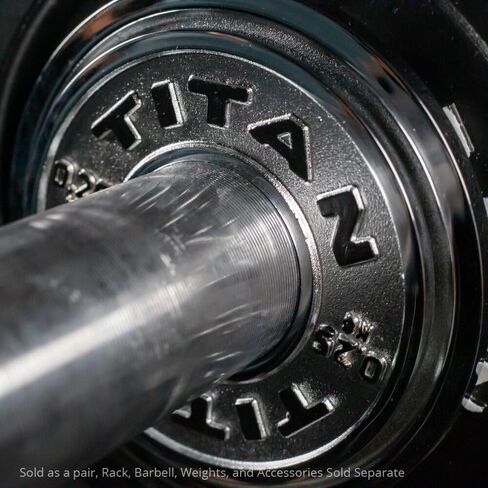 Titan Fitness Olympic Calibrated Steel Powerlifting Plates, Machine Precision Steel Discs in Saudi Arabia