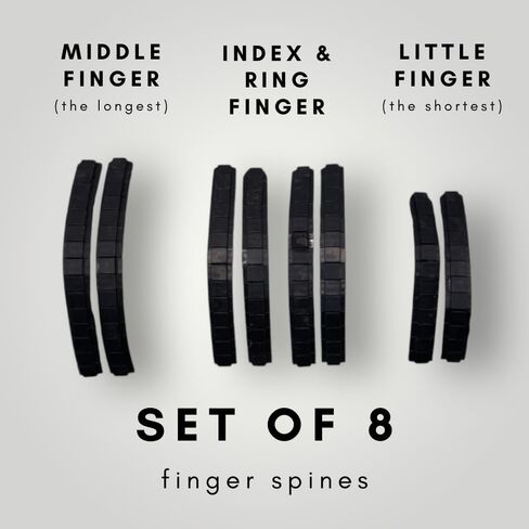 ONEKEEPER Soccer GK Fingersaves (Set of 8 Spines) Fits Goalkeeper Gloves Sizes 3-12, Maximum Protection in Saudi Arabia