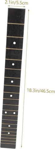 Sosoport 2pcs ABS Ukulele Fingerboard Replacement for 38 41 Folk Guitar Sturdy Guitar Fretboard Accessory for Acoustic and Electric in Saudi Arabia