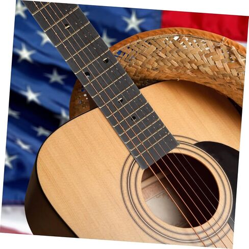 Sosoport 2pcs ABS Ukulele Fingerboard Replacement for 38 41 Folk Guitar Sturdy Guitar Fretboard Accessory for Acoustic and Electric in Saudi Arabia