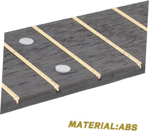 Sosoport 2pcs ABS Ukulele Fingerboard Replacement for 38 41 Folk Guitar Sturdy Guitar Fretboard Accessory for Acoustic and Electric in Saudi Arabia