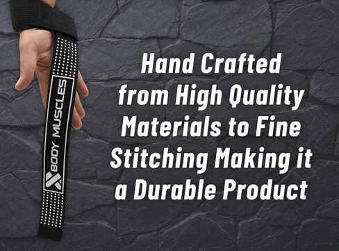 Lifting Straps - Wrist Straps for Weightlifting - Gym Straps with Padded Neoprene for Power Lifting, Bodybuilding, Strength Training & Fitness Workout - Deadlift Straps for Men in Saudi Arabia