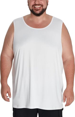 Idtswch Mens Big and Tall Undershirt Sleeveless Lightweight & Breathable XL-8XL(1 Pack & 3 Pack) in Saudi Arabia