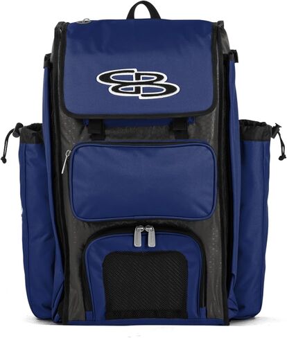 حقيبة الخفافيش Boombah Catcher's Superpack - 23-1/2 بوصة × 13-1/2 بوصة × 9-1/2 بوصة - ألوان متعددة - تحمل 4 خفافيش - إصدار حقيبة الظهر (بدون عجلات) in Kuwait