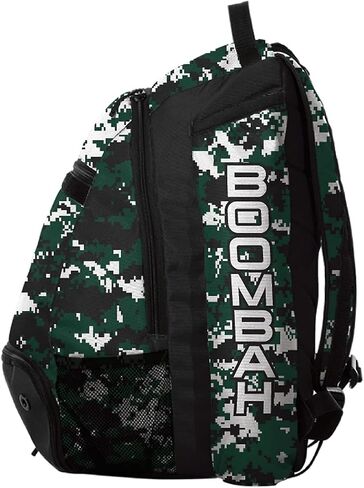 حقيبة Boombah Prospect Camo Bat - 20.5 بوصة × 16 بوصة × 16 بوصة - ألوان متعددة in Saudi Arabia