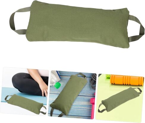 Fitness Sandbag for Weight Training Durable Canvas Construction for Yoga Exercise Lightweight Portable Military Green in Saudi Arabia