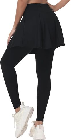 ANIVIVO Skirted Leggings for Women Athletic Skirt with Leggings Yoga Tennis Skirt with Pockets for Golf Pickleball in Kuwait