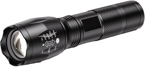 Bike Front Light with 360° Rotatable Light Clip, Suitable for Night Outdoor Cycling and Camping, 5 Modes 3000 High Lumens Waterproof Handheld Flashlight, Requires AAA Batteries (Not Included) in Saudi Arabia