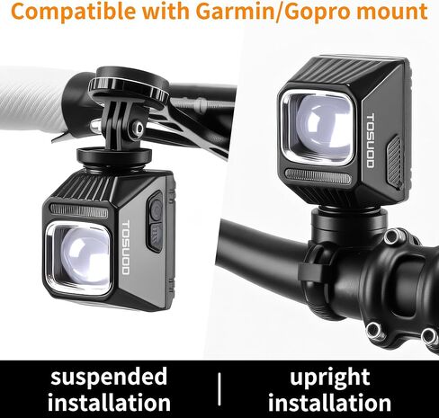 Bike Light Underneath Mounted Headlight for Night Riding, 1200LM Cut-Off Line Beam, Rechargeable Front Bicycle Light, 9 Modes, IPX6 Waterproof for Road MTB E-Bike in Kuwait