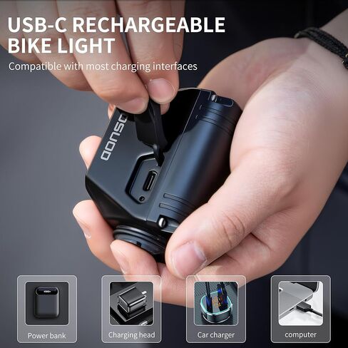 Bike Light Underneath Mounted Headlight for Night Riding, 1200LM Cut-Off Line Beam, Rechargeable Front Bicycle Light, 9 Modes, IPX6 Waterproof for Road MTB E-Bike in Kuwait