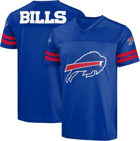 FOCO NFL Women's Officially Licensed Primary Logo Game Day Football V-Neck Top in Saudi Arabia