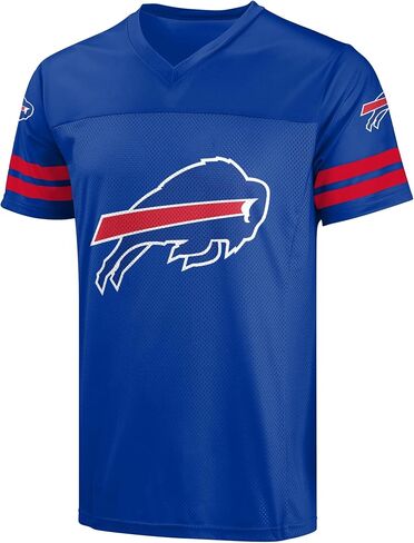 FOCO NFL Women's Officially Licensed Primary Logo Game Day Football V-Neck Top in Saudi Arabia