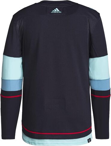 adidas Seattle Kraken Authentic Home Navy mens Long Sleeve Jersey (54 (X-Large)) in Saudi Arabia