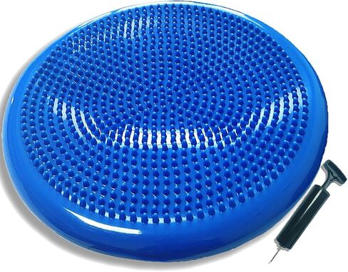 Wobble Cushion Balance Disc, Wiggle Seat for Sensory Kids, Non-slip Balance Disc with Inflation Pump for Adults Core Strength, Posture Improvement in Saudi Arabia