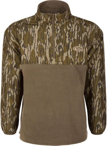 Drake Waterfowl Men's MST Quarter 1/4 Zip Refuge Eqwader Waterproof Windproof Breathable Resistant Outdoor Hunting Jacket in Saudi Arabia