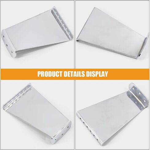 6-String Guitar Tailpiece Metal Bridge Replacement for Jazz Guitar Silver Color Easy Installation in Saudi Arabia