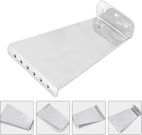 6-String Guitar Tailpiece Metal Bridge Replacement for Jazz Guitar Silver Color Easy Installation in Saudi Arabia