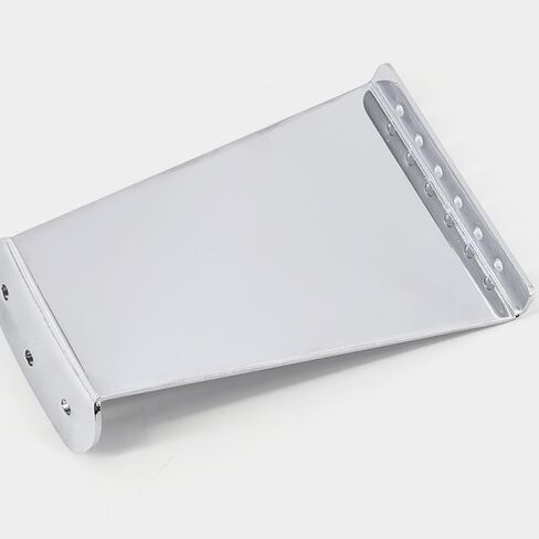 6-String Guitar Tailpiece Metal Bridge Replacement for Jazz Guitar Silver Color Easy Installation in Saudi Arabia