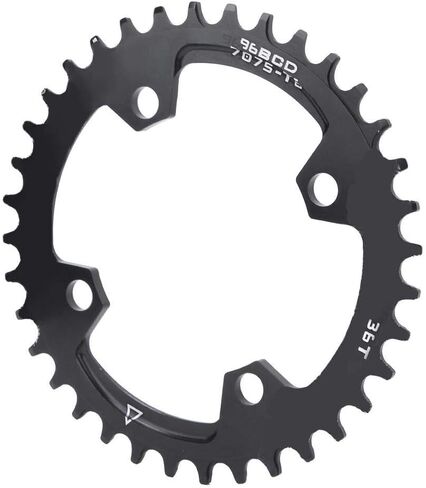 Keenso 1 Pcs Bike Chainring, 96BCD Narrow Wide Round Chainring Repair Chain Ring for Mountain (36T) and Spare Parts in Saudi Arabia